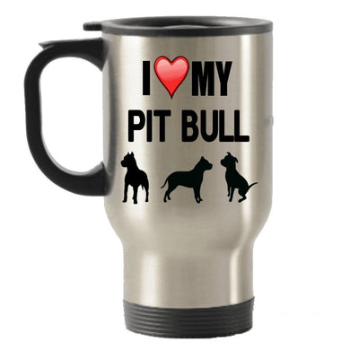 I Love My Pit Bull Gift - Pit Bull